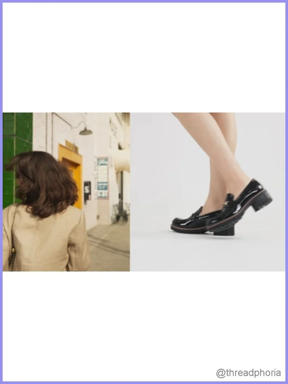 Chunky Platform Loafers, Slip-On Dressy Business Casual Shoes with Memory Foam
